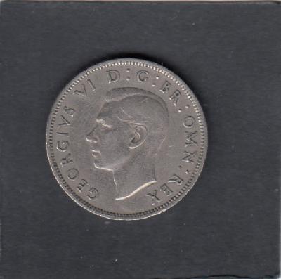 Beschrijving: 2 Shillings  GEORGIUS VI  